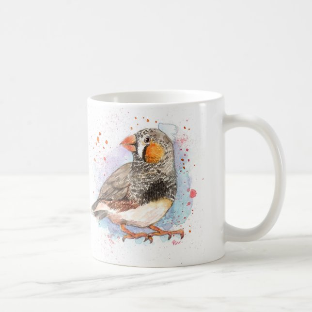 Zebra Finch Kaffemugg (Höger)