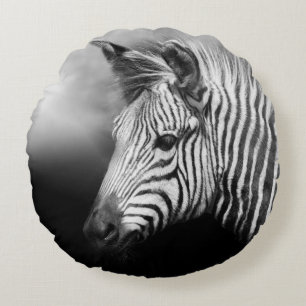 Zebra Foal Rund Kudde