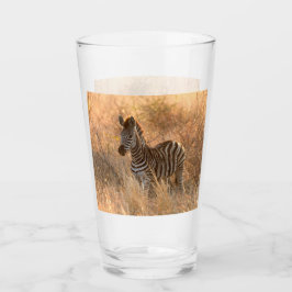 Zebra-folie på morgonen glaskopp