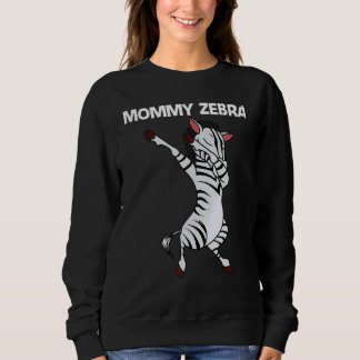 Zebra för kvinnor mamma afrikansk djurpark djur t shirt