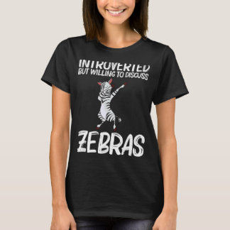 Zebra För Män Kvinnor Afrikanska Zoo Djur  1 T Shirt