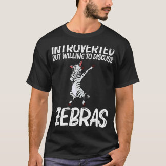 Zebra För Män Kvinnor Afrikanska Zoo Djur  1 T Shirt