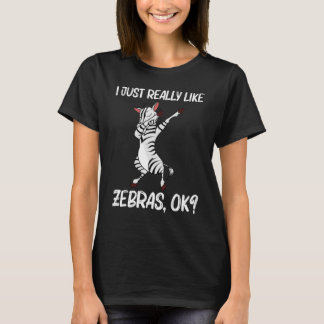 Zebra För Män Kvinnor Afrikanska Zoo Djur  1 T Shirt