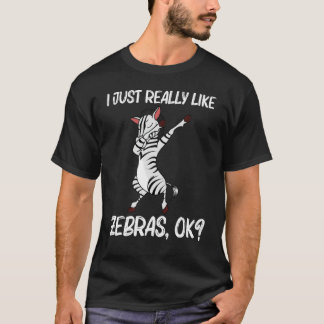 Zebra För Män Kvinnor Afrikanska Zoo Djur  1 T Shirt