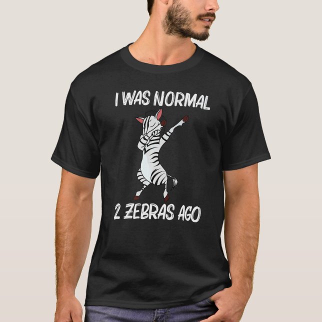 Zebra För Män Kvinnor Afrikanska Zoo Djur T Shirt (Framsida)