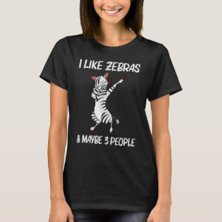 Zebra För Män Kvinnor Afrikanska Zoo Djur T Shirt