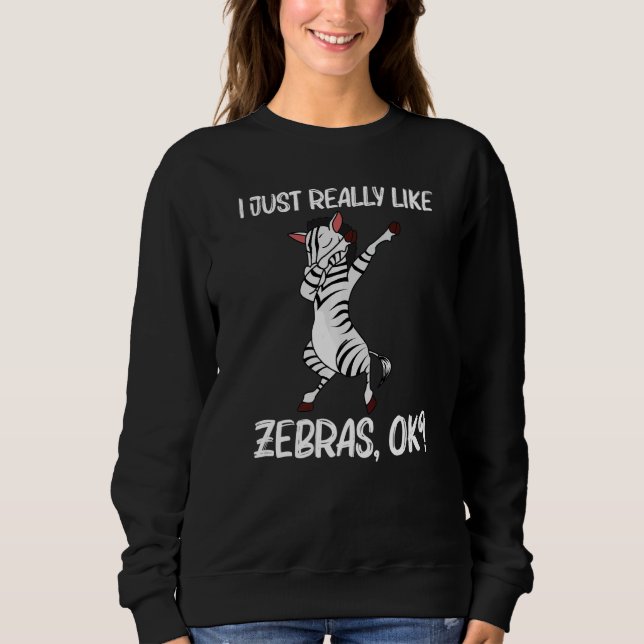 Zebra För Män Kvinnor Afrikanska Zoo Djur T Shirt (Framsida)
