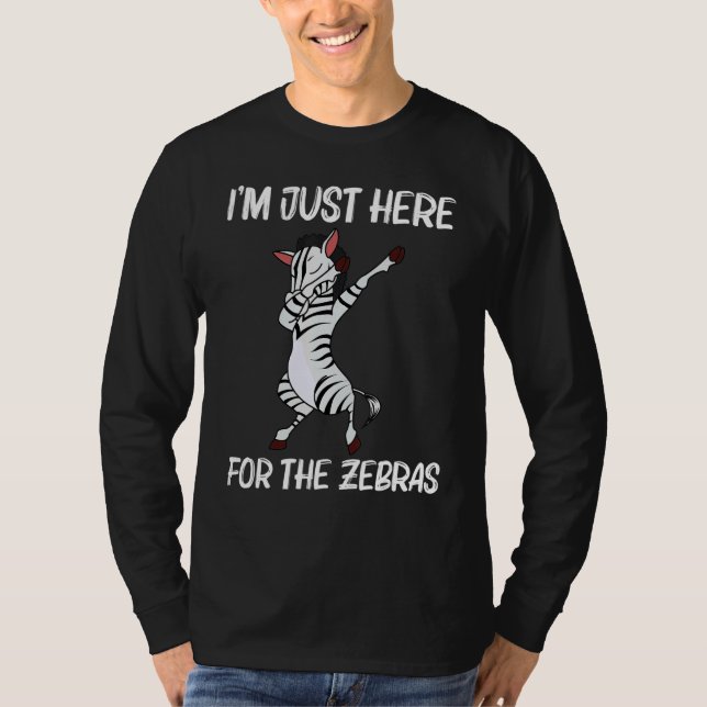 Zebra För Män Kvinnor Afrikanska Zoo Djur   T Shirt (Framsida)