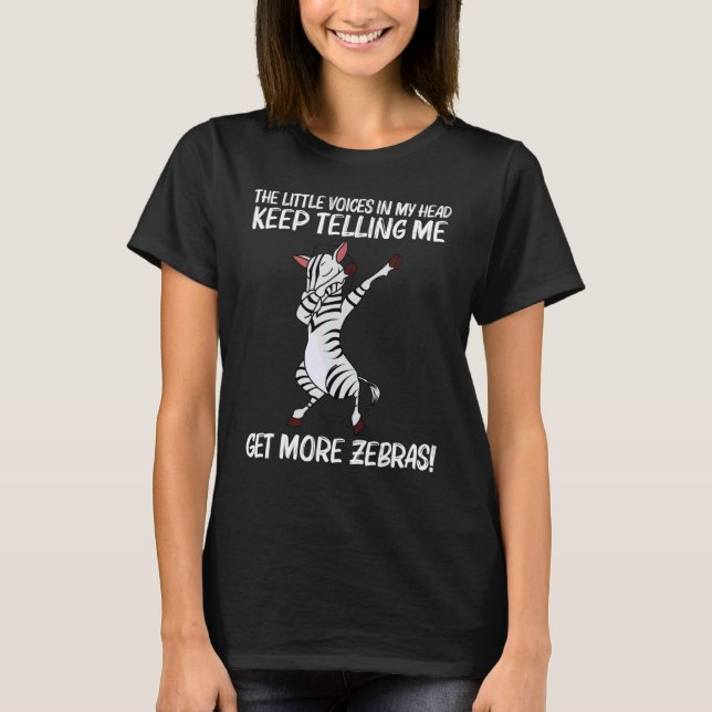 Zebra For Men Women African Zoo Animal  6 T Shirt (Framsida)