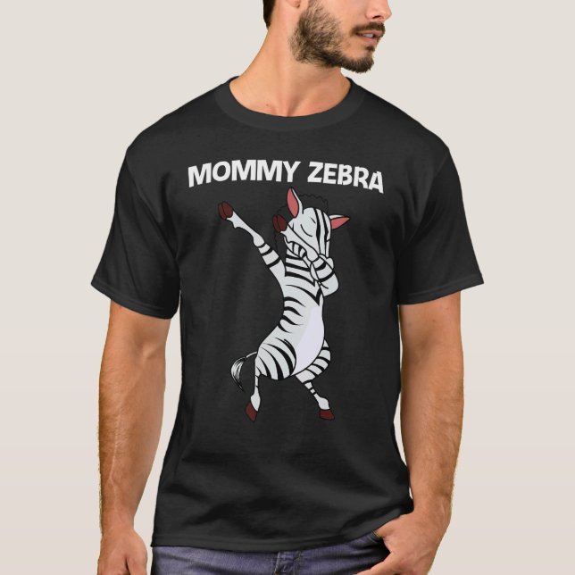 Zebra For Women Mom African Zoo Animal   T Shirt (Framsida)