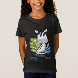 Zebra - framsynt - Utbildningsbarn T Shirt