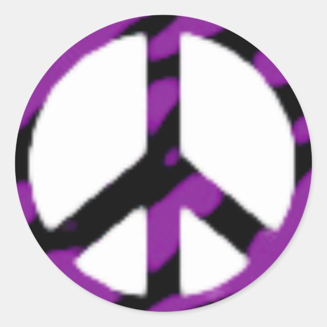 zebra-fredstecken runt klistermärke (Framsida)