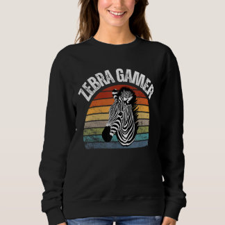 Zebra Gamer Graphic Design For Gamer Kids_1 T Shirt