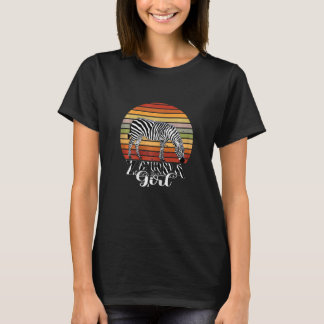 Zebra Girl Wildlife Animal Lover Zebra Horse Zooke T Shirt