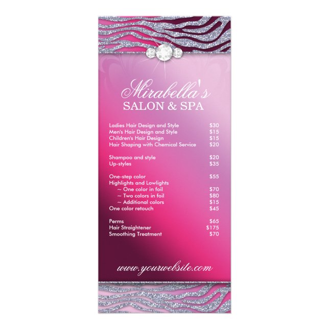 Zebra Gnistra Lila Silver för judiskt raskort Reklamkort (Framsidan)