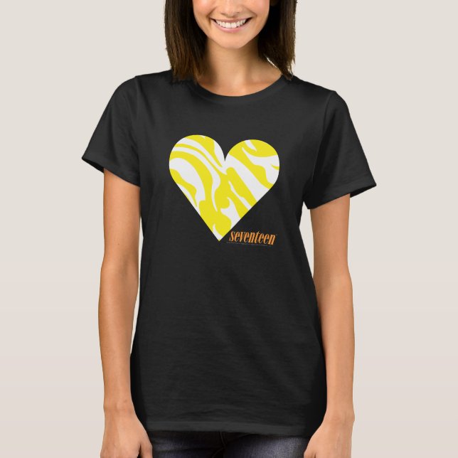 Zebra-Gult 4 T Shirt (Framsida)