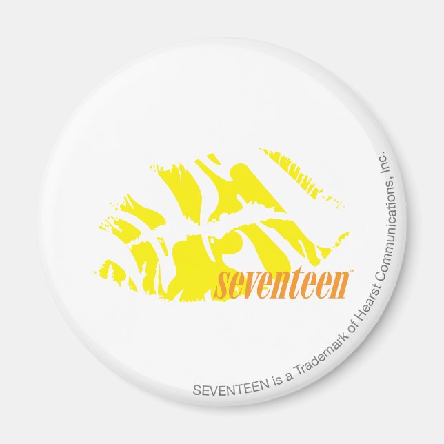 Zebra Gult Magnet (Framsidan)