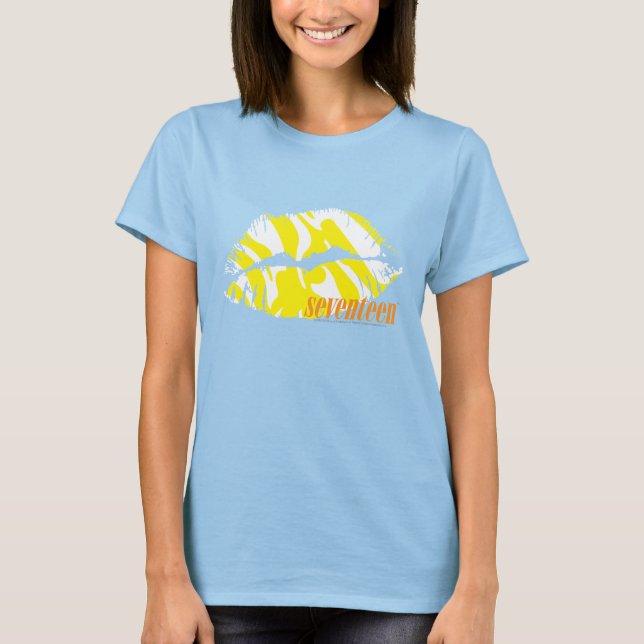 Zebra Gult Tee Shirt (Framsida)