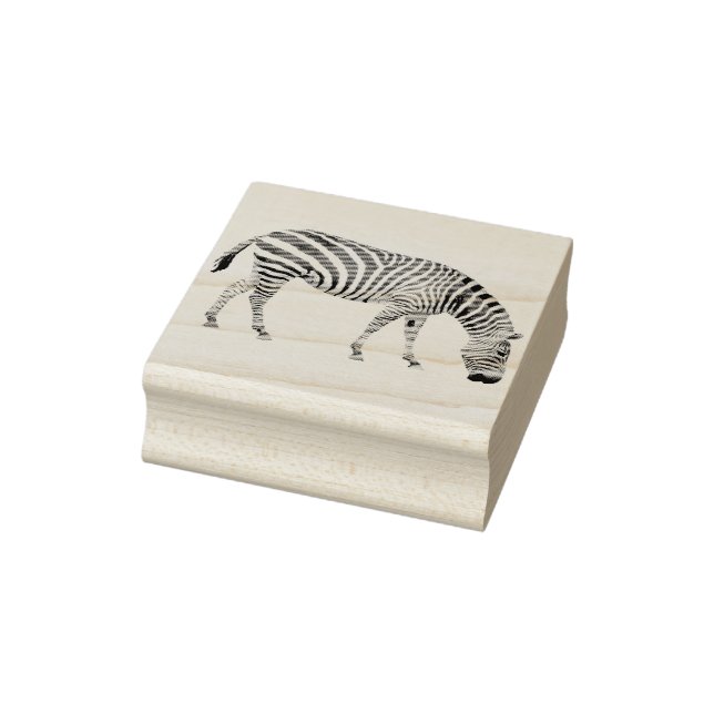 Zebra gummistämpel stämpel (Stämpel)
