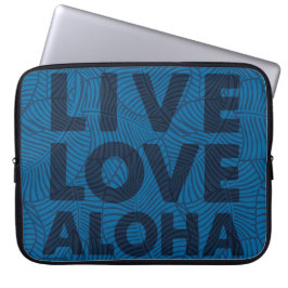 Zebra Handflatan Aloha Hawaiian Tropical Wetdress Laptop Fodral