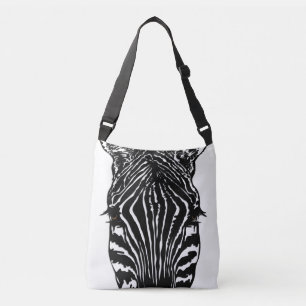 Zebra Head Axelväska