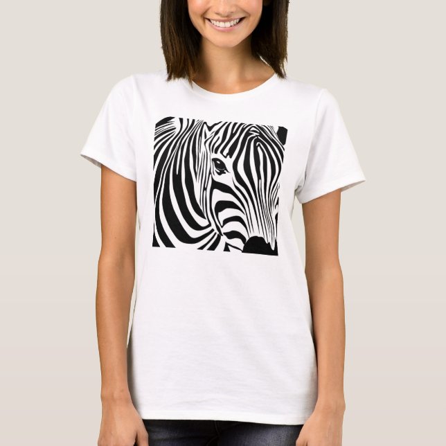 Zebra Head Tee (Framsida)