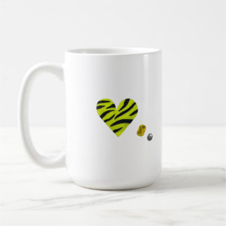 Zebra-heart Kaffemugg