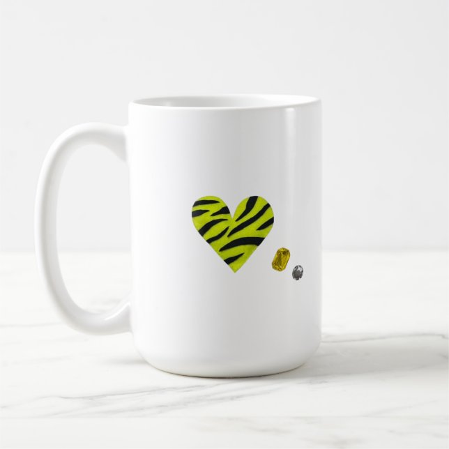 Zebra-heart Kaffemugg (Vänster)