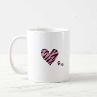 Zebra-heart Kaffemugg