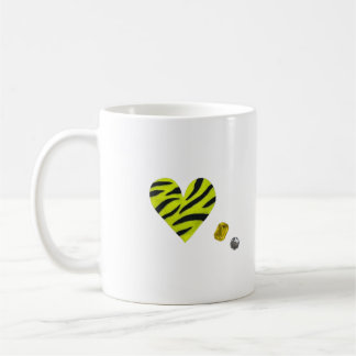 Zebra-heart Kaffemugg