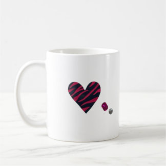 Zebra-heart Kaffemugg