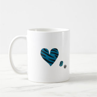 Zebra-heart Kaffemugg