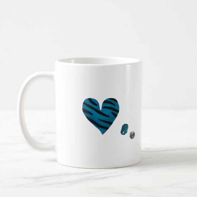 Zebra-heart Kaffemugg (Vänster)