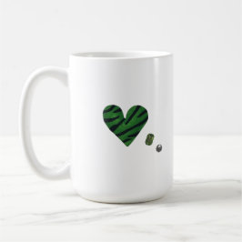 Zebra-heart Kaffemugg