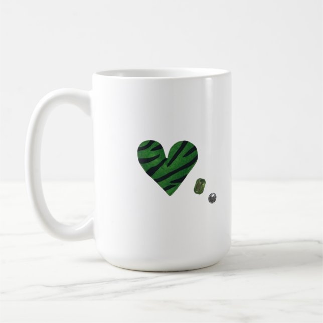 Zebra-heart Kaffemugg (Vänster)