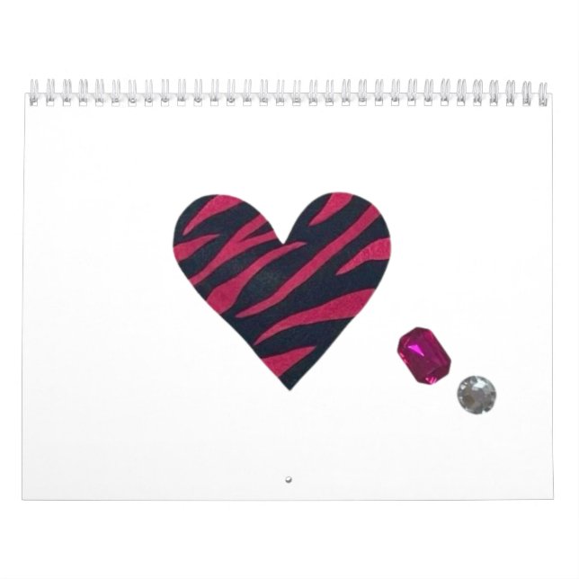 Zebra-heart Kalender (Omslag)