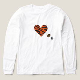 Zebra-heart T Shirt