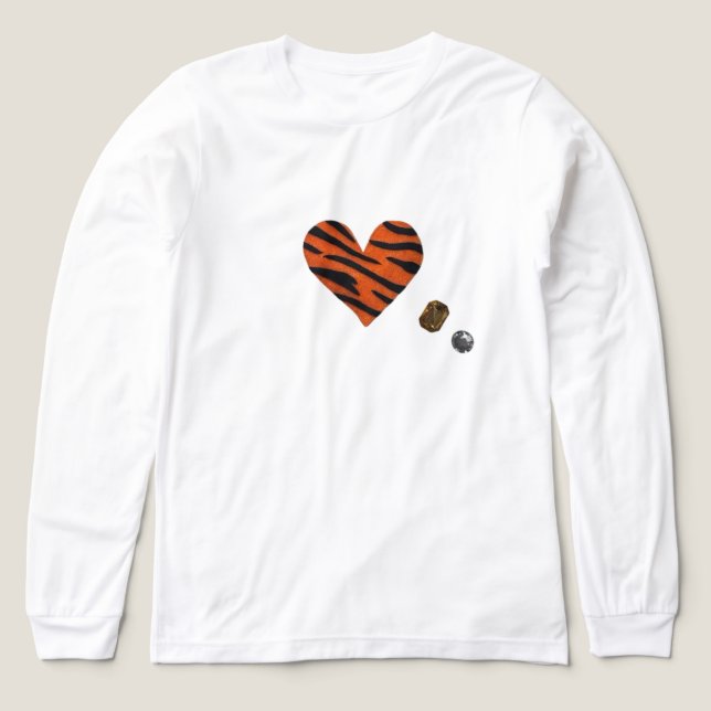 Zebra-heart T Shirt (Design framsida)