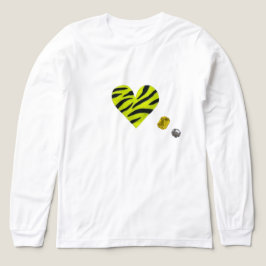 Zebra-heart T Shirt