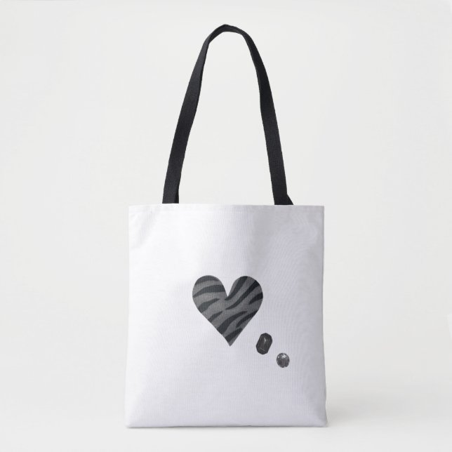Zebra-heart Tygkasse (Framsida)