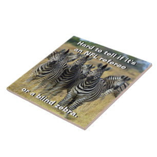 Zebra Herd Kakelplatta