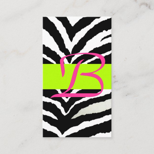 Zebra-höljeskort Tilläggskort (Framsida)