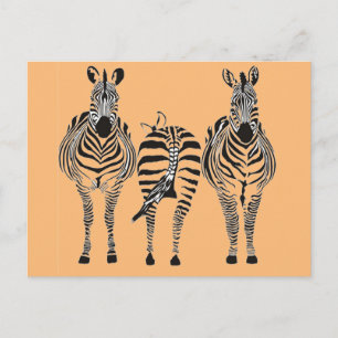 ZEBRA HUMOR VYKORT