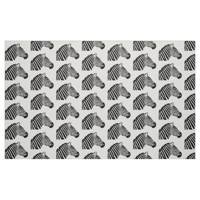 Zebra-huvud Tyg (Fat Quarter)