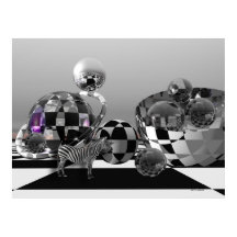 Zebra i en sci&fi-värld