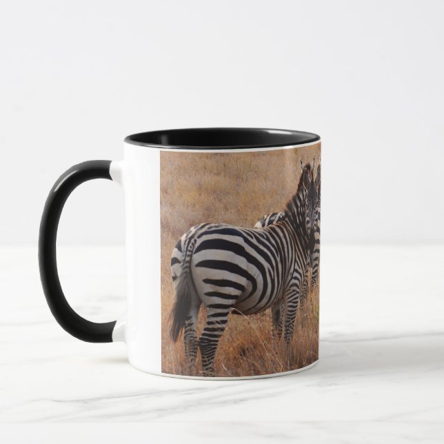 Zebra i Kenya Mugg (Vänster)