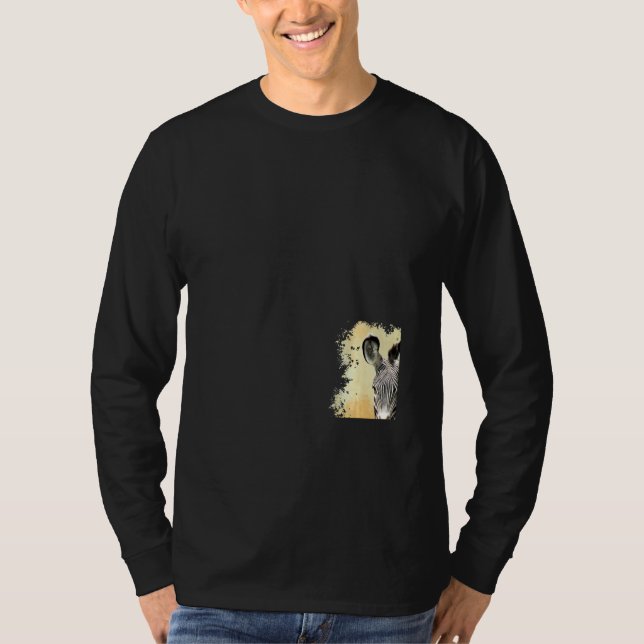 Zebra I Kenyaafrika T Shirt (Framsida)