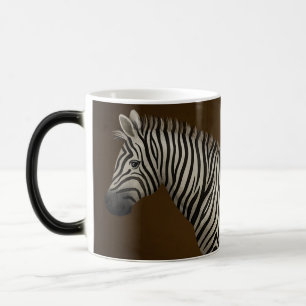 Zebra Illustration Exotic Wildlife Magisk Mugg