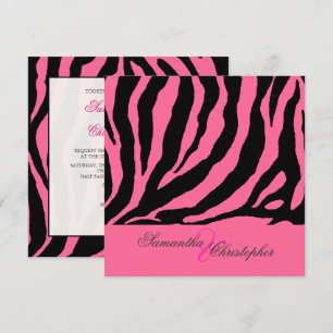 ZEBRA-INBLANDNINGAR / DIY FÄRG INBJUDNINGAR