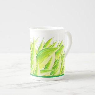 Zebra Iris på Bone China Mugg Benporslin Mugg
